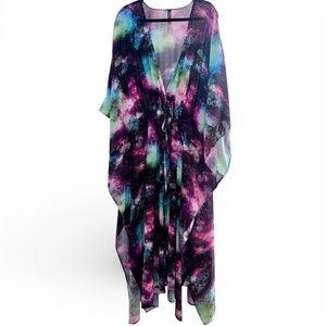 Torrid Purple Galaxy Print Kimono
